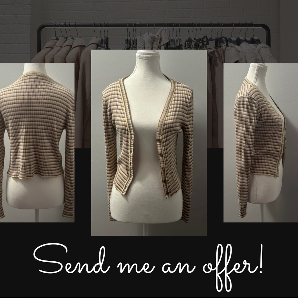 Woman’s Striped Cardigan